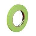 3M 3M™ 401+/233+ Masking Tape, 6.7 Mil, 1/2" x 60 yds., Green, 48/Case T933401